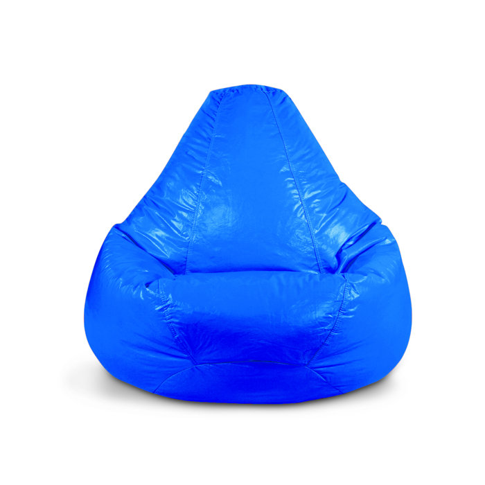 Ebern Designs Large Faux Leather Bean Bag Chair & Lounger & Reviews